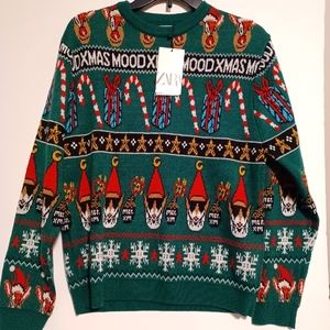 NWT ZARA Christmas Knit Unisex Sweater Size 13-14 Years